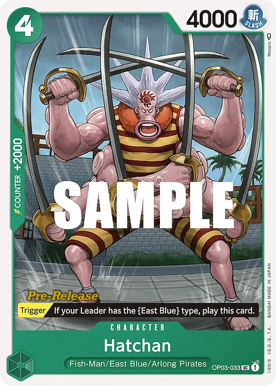 Hatchan #op3-033 – Pillars of Strength Pre-Release Cards