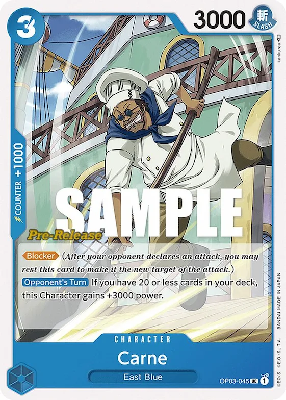 Carne #op3-045 – Pillars of Strength Pre-Release Cards
