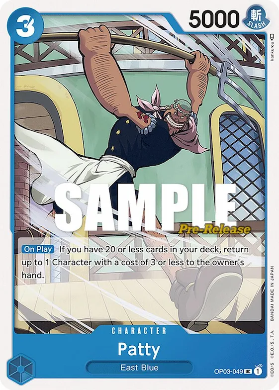 Patty #op3-049 – Pillars of Strength Pre-Release Cards
