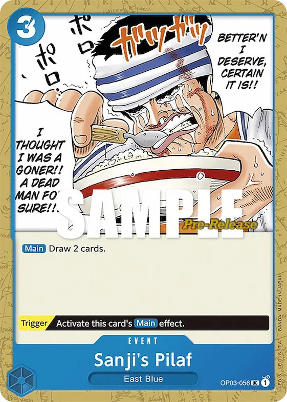 Sanji's Pilaf #op3-056 – Pillars of Strength Pre-Release Cards