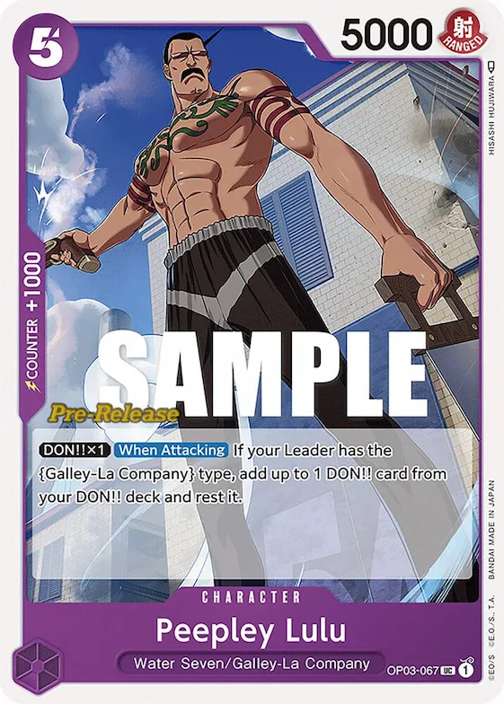 Peepley Lulu #op3-067 – Pillars of Strength Pre-Release Cards