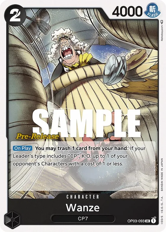 Wanze #op3-093 – Pillars of Strength Pre-Release Cards