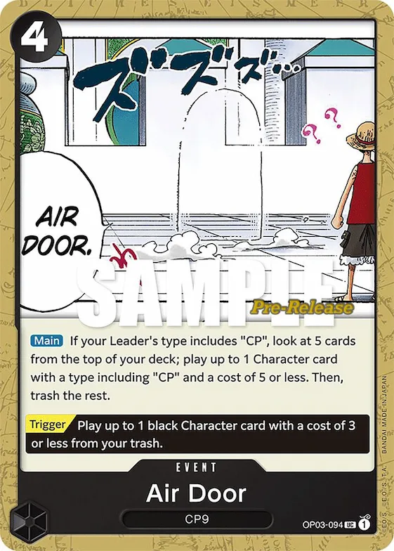 Air Door op3-094 – OP03 – Pillars of Strength Pre-Release Cards