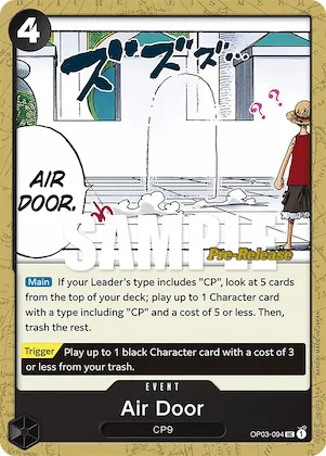 Air Door op3-094 – OP03 – Pillars of Strength Pre-Release Cards
