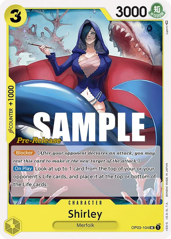 Shirley #op3-104 – Pillars of Strength Pre-Release Cards