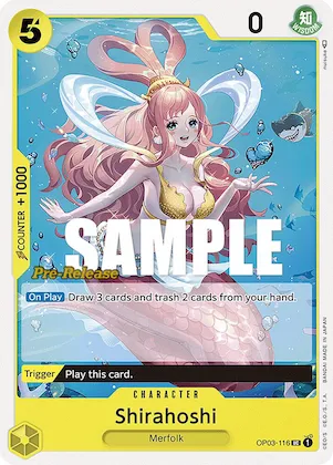 Shirahoshi #op3-116 – Pillars of Strength Pre-Release Cards