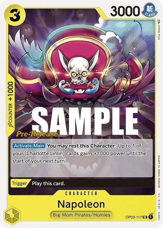 Napoleon #op3-117 – Pillars of Strength Pre-Release Cards