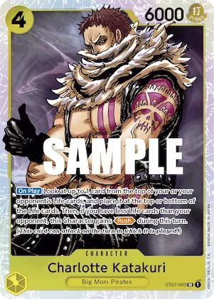 Charlotte Katakuri #st7-003 – Starter Deck 7: Big Mom Pirates