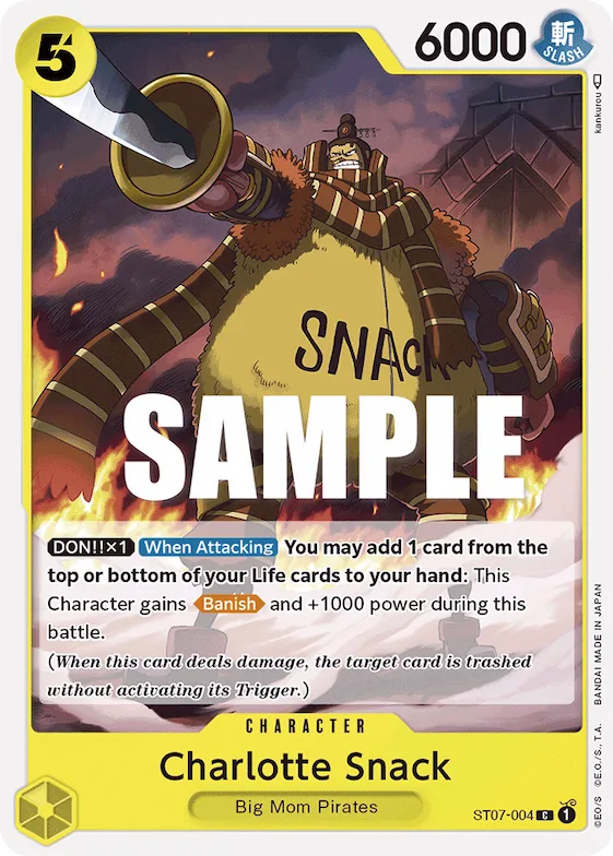 Charlotte Snack #st7-004 – Starter Deck 7: Big Mom Pirates