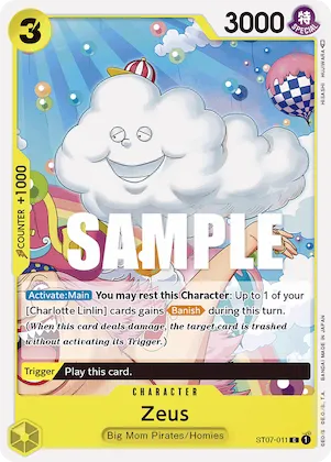 Zeus #st7-011 – Starter Deck 7: Big Mom Pirates