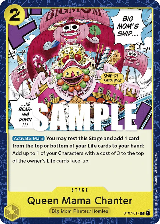 Queen Mama Chanter #st7-017 – Starter Deck 7: Big Mom Pirates