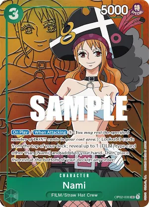 Nami (Alternate Art) op2-036 – OP02 – Paramount War