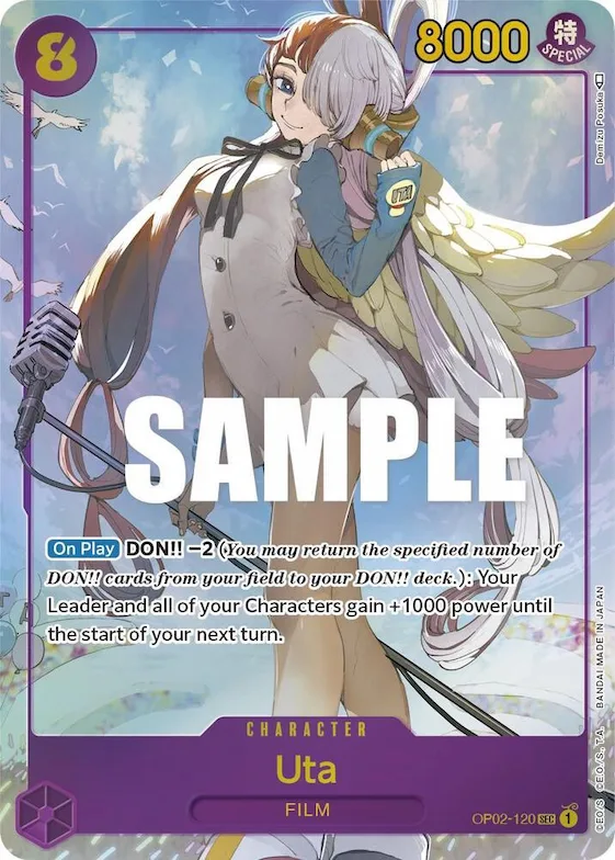 Uta (Alternate Art) #op2-120 – Paramount War