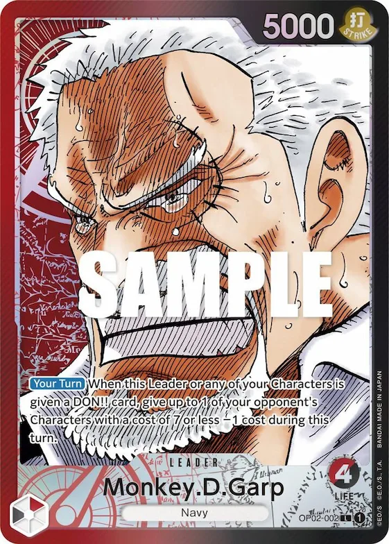 Monkey.D.Garp (002) (Alternate Art) #op2-002 – Paramount War