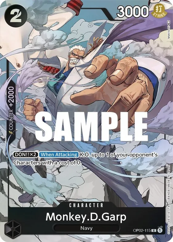 Monkey.D.Garp (115) (Alternate Art) #op2-115 – Paramount War