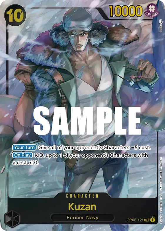 Kuzan (121) (Alternate Art) #op2-121 – Paramount War