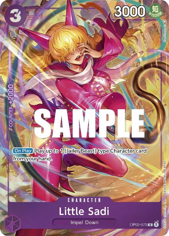Little Sadi (Alternate Art) #op2-073 – Paramount War