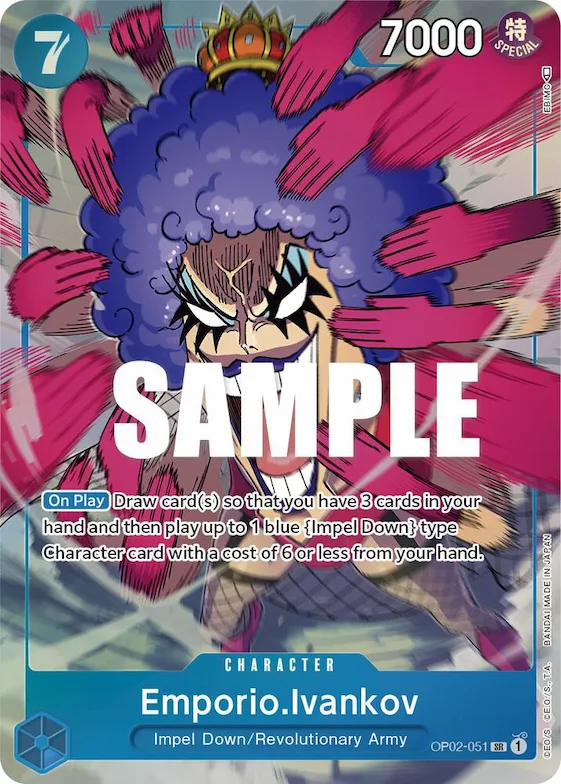 Emporio.Ivankov (051) (Alternate Art) #op2-051 – Paramount War