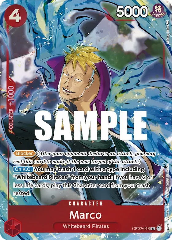 Marco (Alternate Art) #op2-018 – Paramount War