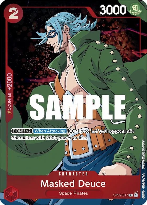 Masked Deuce (Alternate Art) #op2-017 – Paramount War