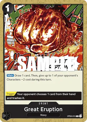 Great Eruption #st6-015 – Starter Deck 6: Absolute Justice