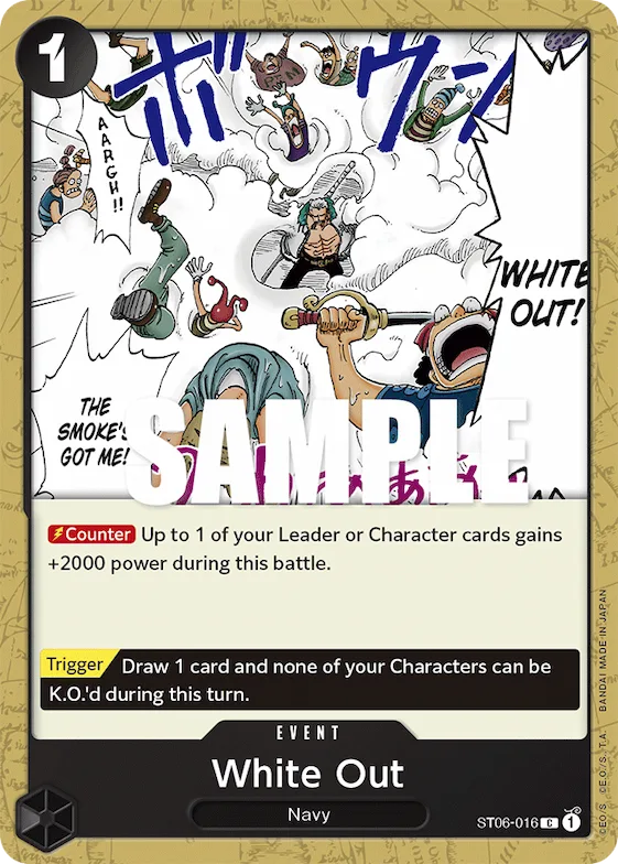 White Out #st6-016 – Starter Deck 6: Absolute Justice
