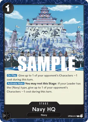 Navy HQ st6-017 – ST06 – Starter Deck 6: Absolute Justice