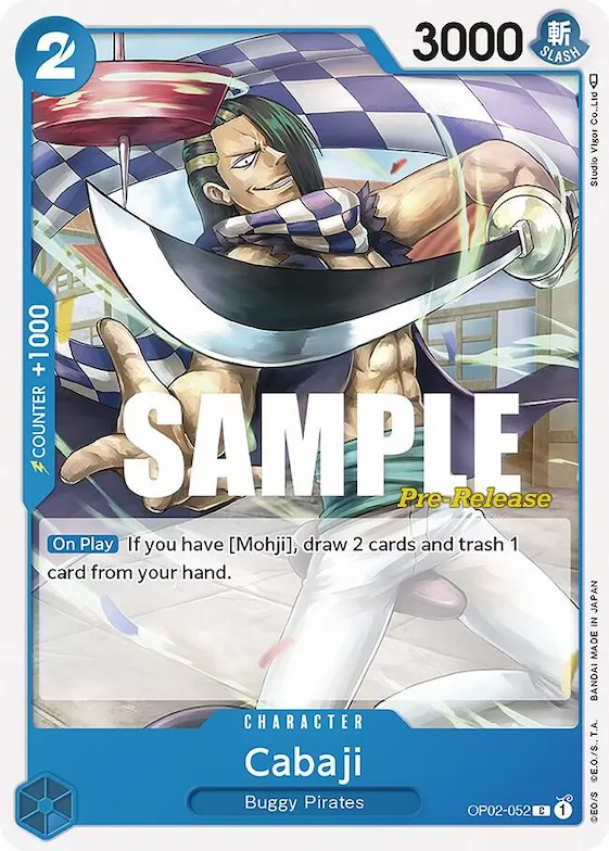 Cabaji #op2-052 – Paramount War Pre-Release Cards