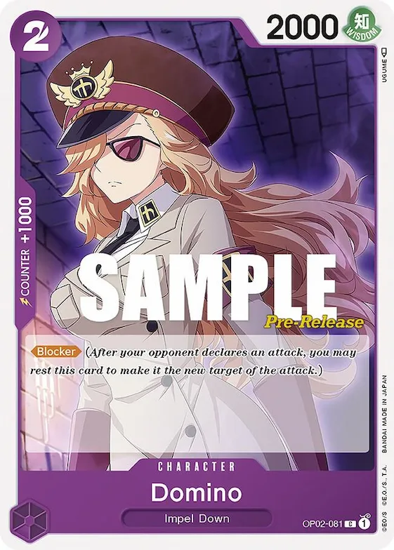 Domino #op2-081 – Paramount War Pre-Release Cards