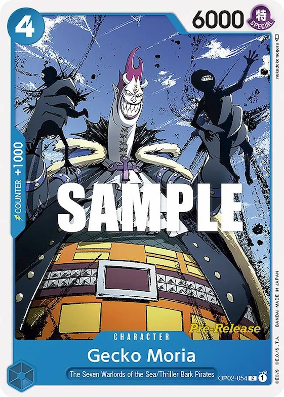 Gecko Moria #op2-054 – Paramount War Pre-Release Cards