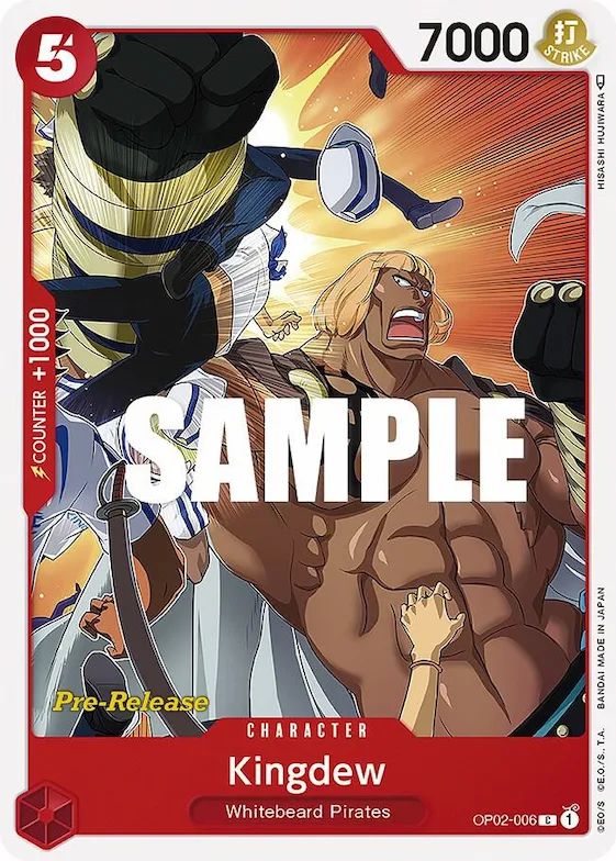 Kingdew #op2-006 – Paramount War Pre-Release Cards