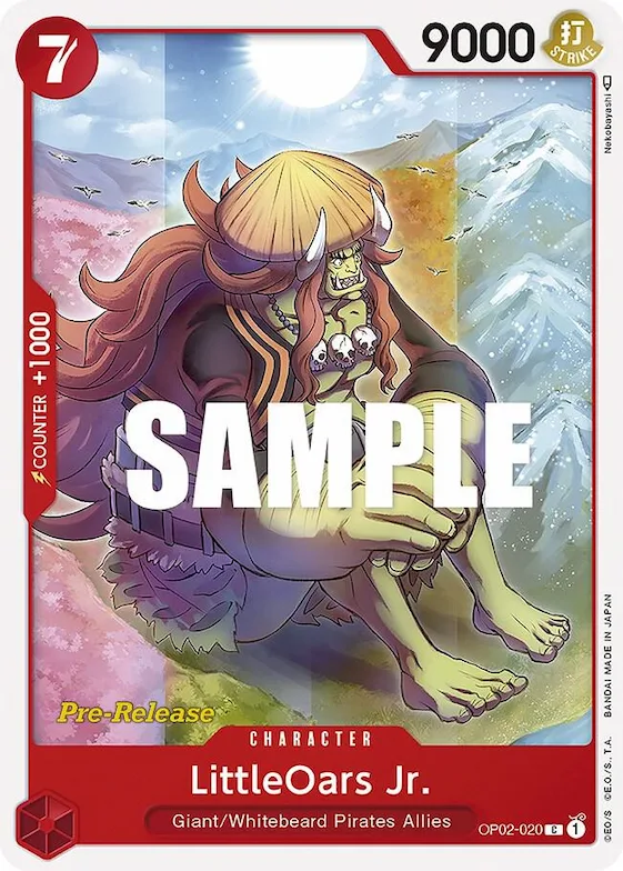 LittleOars Jr. #op2-020 – Paramount War Pre-Release Cards