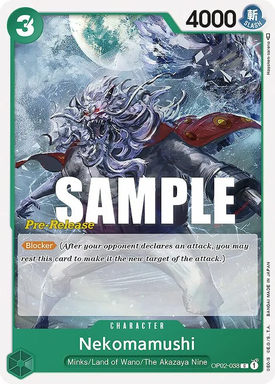 Nekomamushi #op2-038 – Paramount War Pre-Release Cards