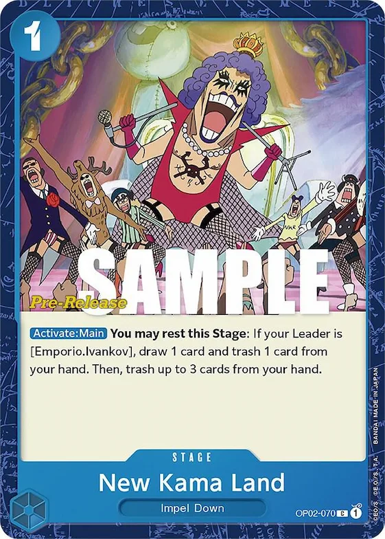 New Kama Land #op2-070 – Paramount War Pre-Release Cards