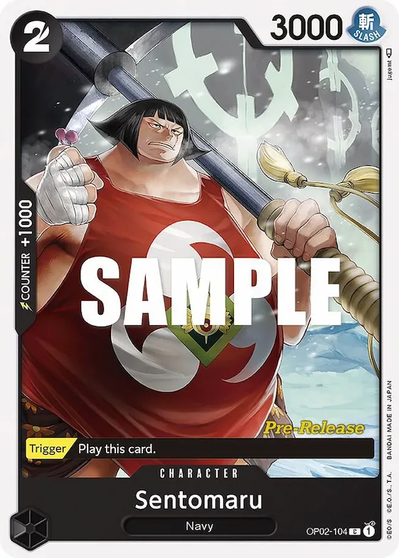 Sentomaru #op2-104 – Paramount War Pre-Release Cards