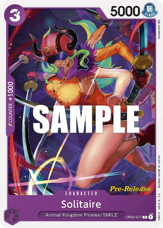 Solitaire #op2-077 – Paramount War Pre-Release Cards