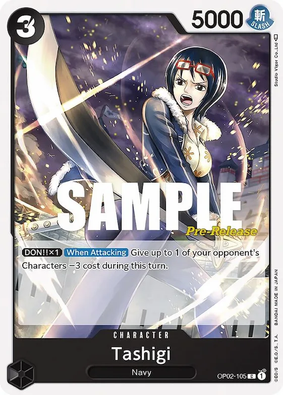 Tashigi #op2-105 – Paramount War Pre-Release Cards