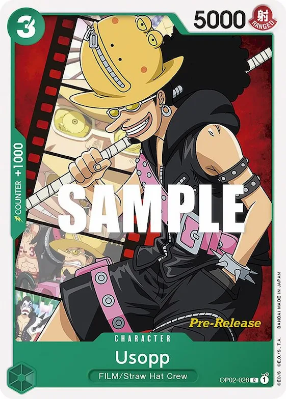 Usopp #op2-028 – Paramount War Pre-Release Cards