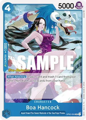 Boa Hancock #op2-059 – Paramount War Pre-Release Cards
