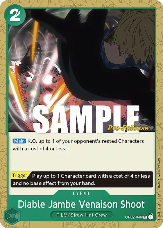 Diable Jambe Venaison Shoot #op2-046 – Paramount War Pre-Release Cards