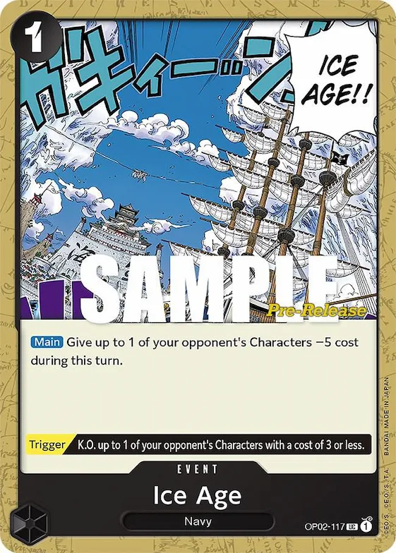 Ice Age #op2-117 – Paramount War Pre-Release Cards