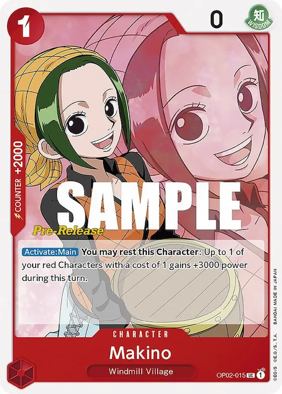 Makino op2-015 – OP02 – Paramount War Pre-Release Cards