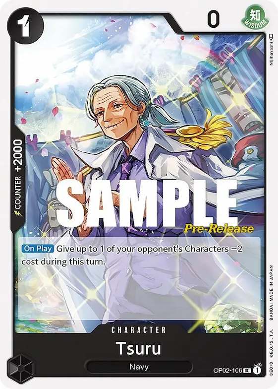 Tsuru #op2-106 – Paramount War Pre-Release Cards