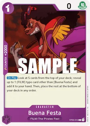 Buena Festa #st5-014 – Starter Deck 5: Film Edition