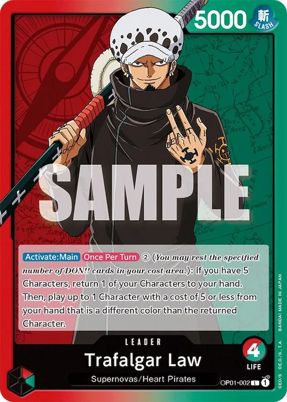 Trafalgar Law (002) #op1-002 – Romance Dawn