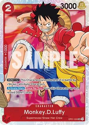 Monkey.D.Luffy (024) #op1-024 – Romance Dawn