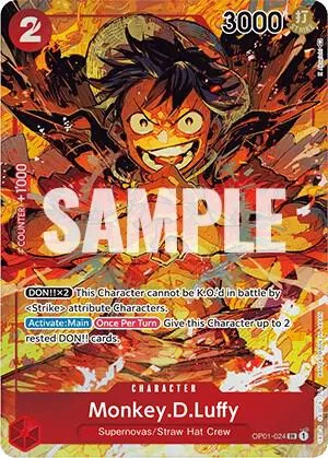 Monkey.D.Luffy (024) (Parallel) #op1-024 – Romance Dawn