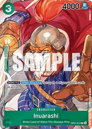 Inuarashi (Box Topper) #op1-034 – Romance Dawn