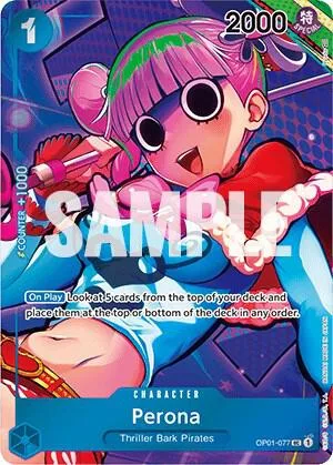 Perona (Box Topper) #op1-077 – Romance Dawn