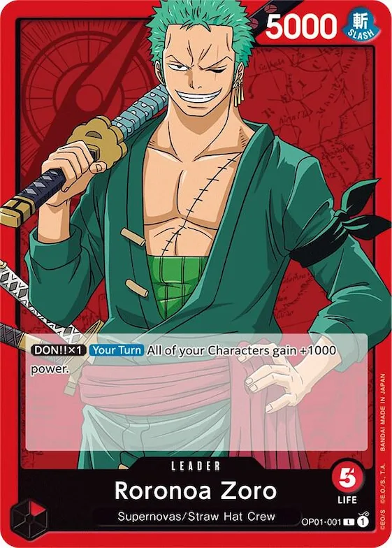 Roronoa Zoro (001) #op1-001 – Romance Dawn